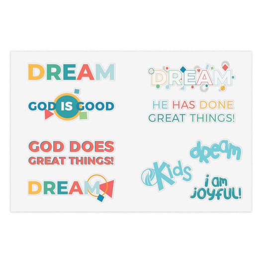 Colorful Inspirational Sticker Sheet Bundle